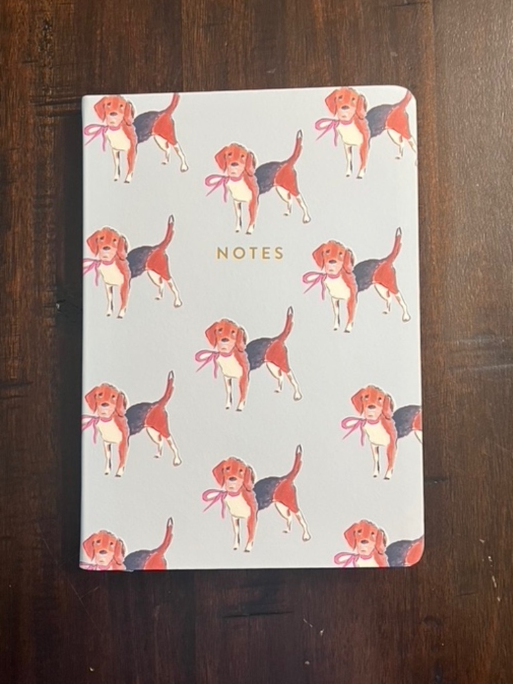 Beth Briggs Eccolo Dog Themed Blank Lined Notebook Journal